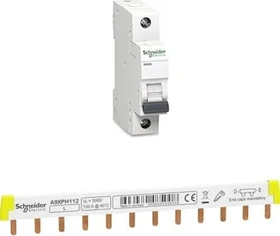 Schneider Electric A9 K01106 – Interruttore Magnetotermico K60 N 1P, 6A, Curva B, Potere Di Interruzione 6 KA