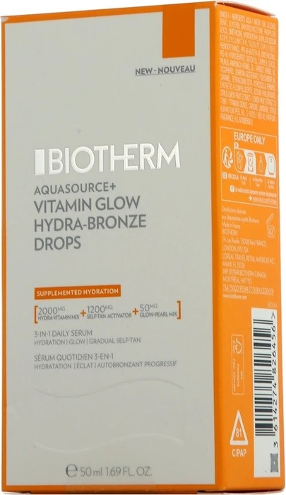 Biotherm Aquasource+ Vitamin Glow Hydra-Bronzing Drops, 50ml