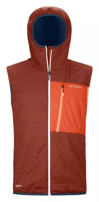 Ortovox Swisswool Piz Duan Funktionsweste clay orange (Herren)
