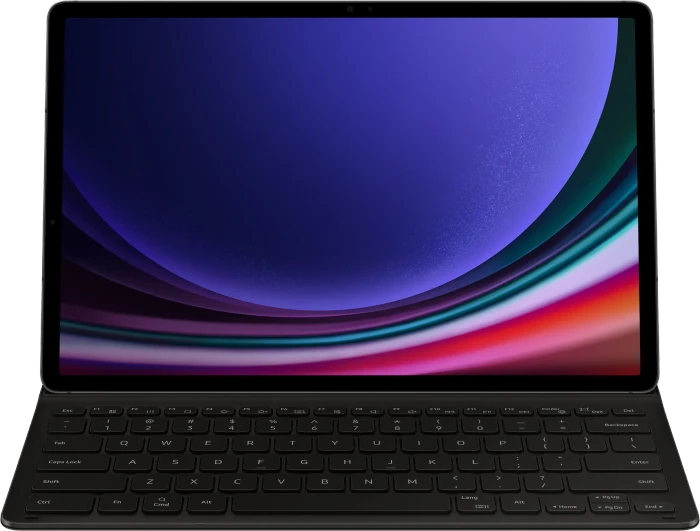 Samsung EF-DX810 Book Cover Keyboard Slim für Galaxy Tab S9+ / S9 FE+ / S10+, schwarz, DE