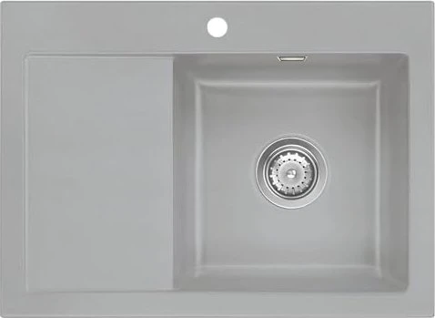 systemceram Mera 70 Einbau Becken rechts titan