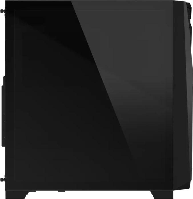 GIGABYTE C301 Glass Black V2, schwarz, Glasfenster