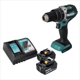 Makita DHP484RT Akku-Schlagbohrschrauber inkl. 2 Akkus 5.0Ah