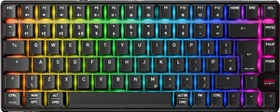 Cherry Xtrfy K33 Compact Wireless, schwarz, LEDs RGB, USB/Bluetooth, UK (G8D-24030PAAGB-2)