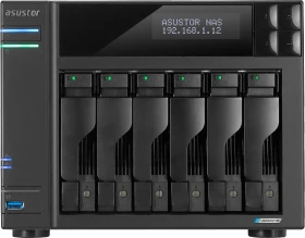 Asustor Lockerstor 6 Gen2+ AS6706T v2, 8GB RAM, 2x RJ-45 5GBase-T, 2x USB-A 3.1