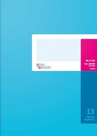 König & Ebhardt Geschäftsbuch mit Spalten, A4, liniert, 40 Blatt