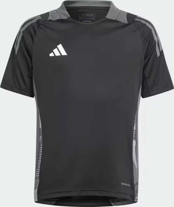 adidas Tiro 24 Competition Funktionsshirt kurzarm black/team dark grey (Junior)