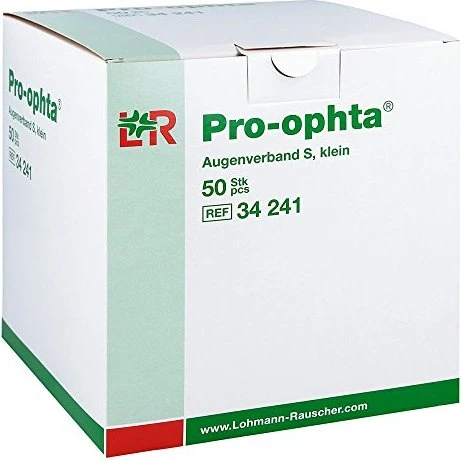 Lohmann & Rauscher Pro-ophta Augenverband klein Größe S, 50 Stück