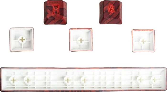 Traitors HUNDUN, Kunststoff (PBT), schwarz/rot, 6 Tasten