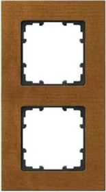Siemens DELTA miro Rahmen 2-Fach Holz, kirschbaum