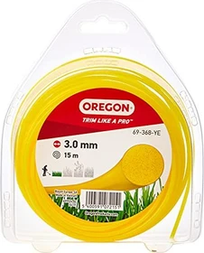 Oregon Trimmerfaden für Rasentrimmer gelb, 3mm/15m