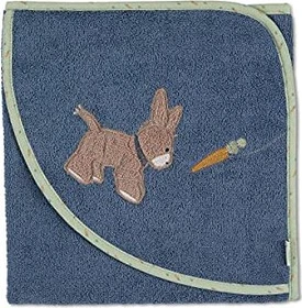 Sterntaler Badetuch Esel Emmilius 80x80cm mittelblau