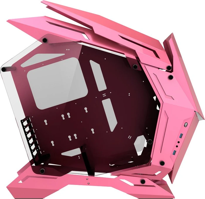 Jonsbo Mod3 pink, Glasfenster