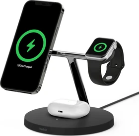 Belkin BoostCharge Pro 3-in-1 Wireless Charger schwarz