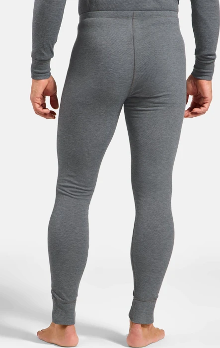 Odlo Active Warm Baselayer Tights Hose lang steel grey melange (Herren)