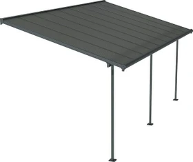 Palram Canopia Capri Terrassenüberdachung 555x299cm grau