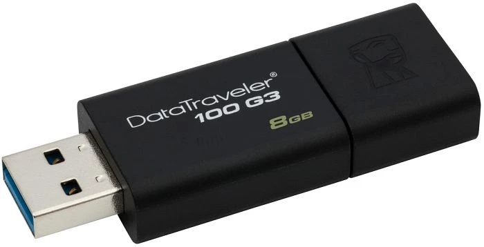 Kingston DataTraveler 100 G3 8GB, USB-A, USB 3.2 Gen 1×1