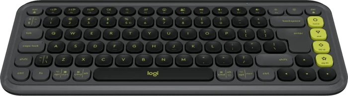 Logitech POP Icon Keys, Graphite & Green, Logi Bolt, USB/Bluetooth, US
