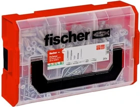 fischer FixTainer Hält-Alles-Box Schrauben/Dübel-Sortiment inkl. L-Boxx, 240 Stück
