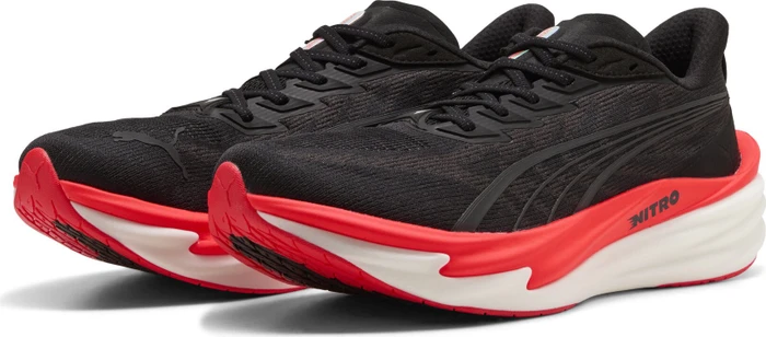Puma Deviate Nitro 4 puma black/ultra red (Herren)