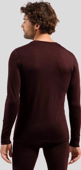 Odlo Natural Merino 200 Baselayer Funktionsshirt langarm fudge (Herren)