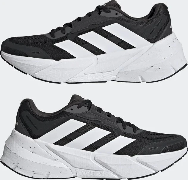 adidas Adistar core black/cloud white/grey five (Herren)