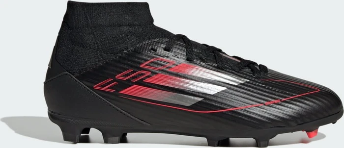 adidas F50 League Mid FG/MG core black/iron metallic/lucid red (Junior)