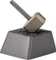 Zomoplus Keycap Hammer, Acryl, Aluminium, Titanium, grau/schwarz, 1 Taste Vorschaubild