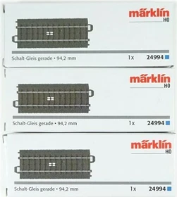 Märklin - Spur H0 Gleis - Schaltgleis gerade Länge 94,2mm