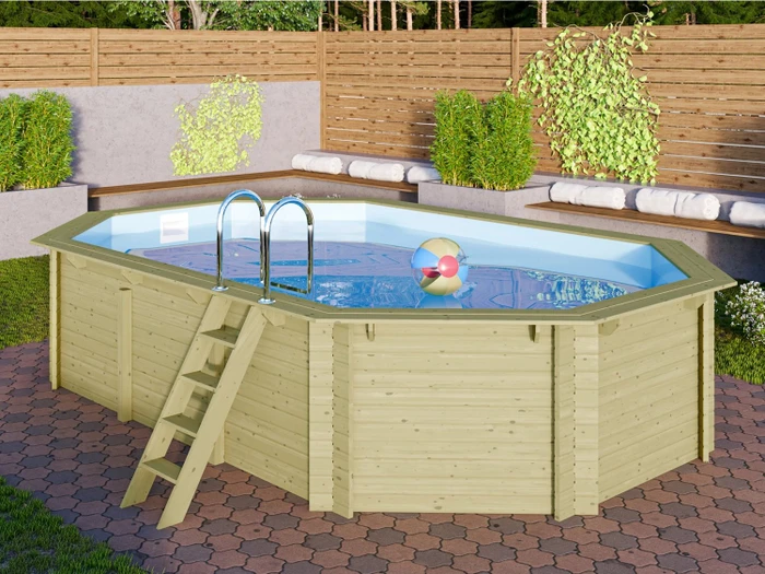 Karibu Modell 4 Frame Pool 569x358cm
