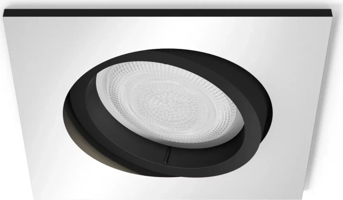 Philips Hue White Ambiance Milliskin Einbauleuchte Erweiterung eckig alu schwarz