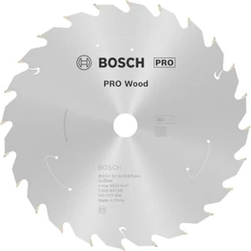 Bosch Professional Standard for Wood Kreissägeblatt 24Z, 165x1x16mm, 1 Stück