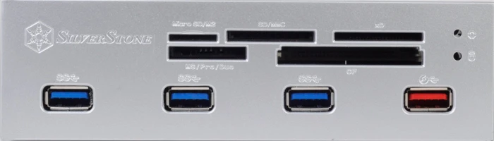SilverStone FP56 Multi-Slot-Cardreader, USB 3.0 19-Pin Stiftsockel [Buchse]