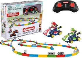 Carrera Mario Kart Tabletop Racing Set Mario & Luigi