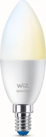 WiZ Whites LED Kerze 4.9W E14 C37, 2 Stück