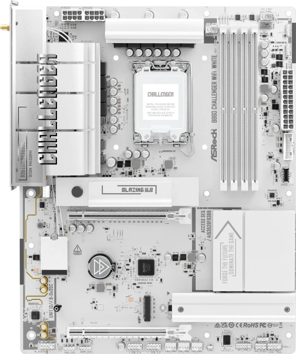 ASRock B860 Challenger WiFi White (Intel 1851)