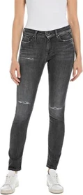 Replay New Luz Skinny Fit Jeans dark grey (Damen)
