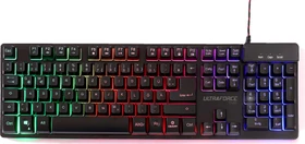 Ultron Ultraforce T3 LED Illuminated Gaming Keyboard, USB, DE