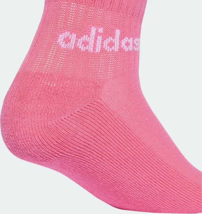 adidas Linear Ankle Socken true pink/pink fusion/violet fusion/medium grey heather, 5 Paare (Junior)