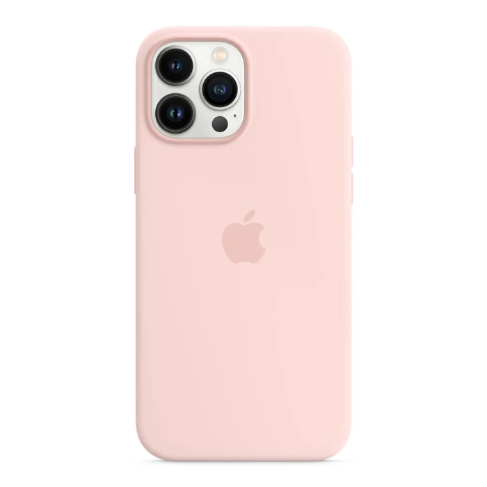 Apple Silikon Case mit MagSafe für iPhone 13 Pro Max kalkrosa