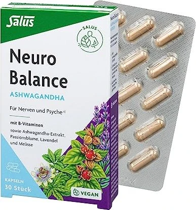 Salus Neuro Balance Ashwagandha Kapseln, 30 Stück