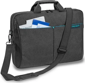 Pedea Lifestyle 17.3" Notebooktasche schwarz/türkis