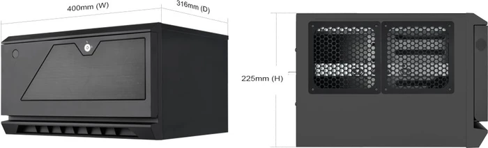 SilverStone Case Storage CS381, schwarz