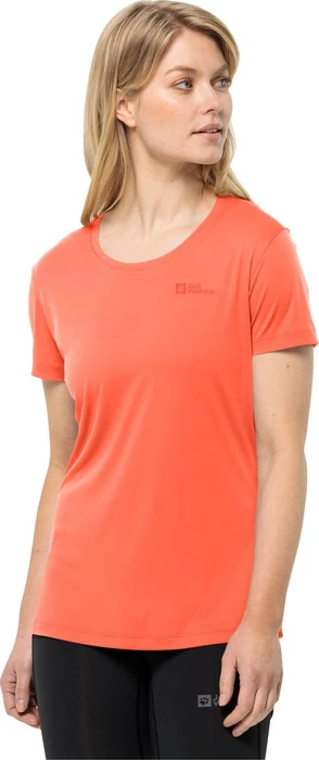 Jack Wolfskin Tech Funktionsshirt kurzarm digital orange (Damen)