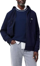 Lacoste Fleece Zip Hoodie navy blue (Herren)