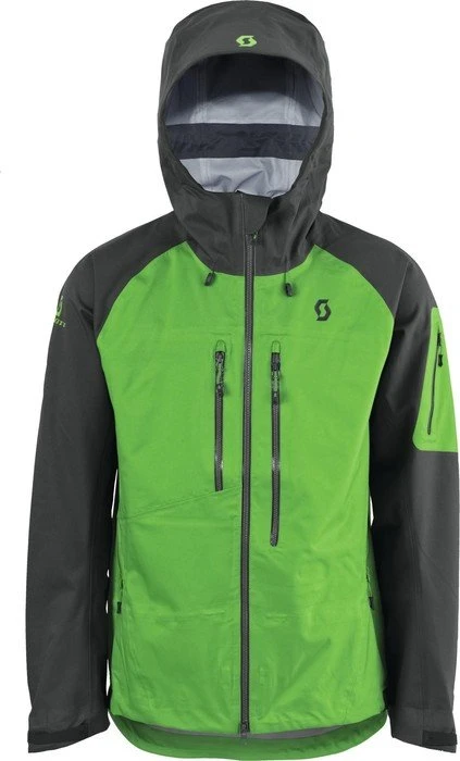 Scott Explorair 3L Skijacke dark grey/classic green (Herren)