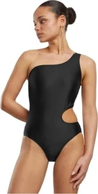 Urban Classics Asymmetric Cut Out Badeanzug schwarz (Damen)