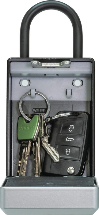ABUS KeyGarage 797 Smart Bluetooth mit Bügel Schlüsselkasten Bluetooth, schwarz/silber