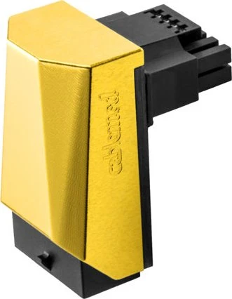 CableMod 12VHPWR Winkeladapter 90 Grad, Variante B, Sense-Pins an der Oberseite, gold