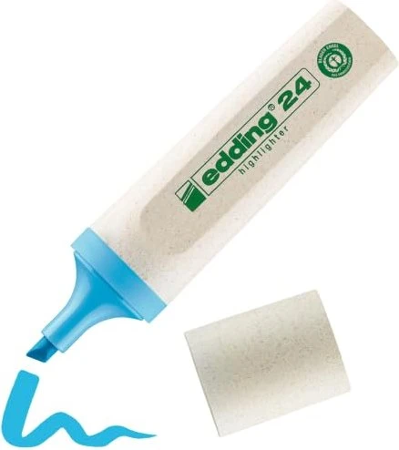edding EcoLine 24 Highlighter neon hellblau